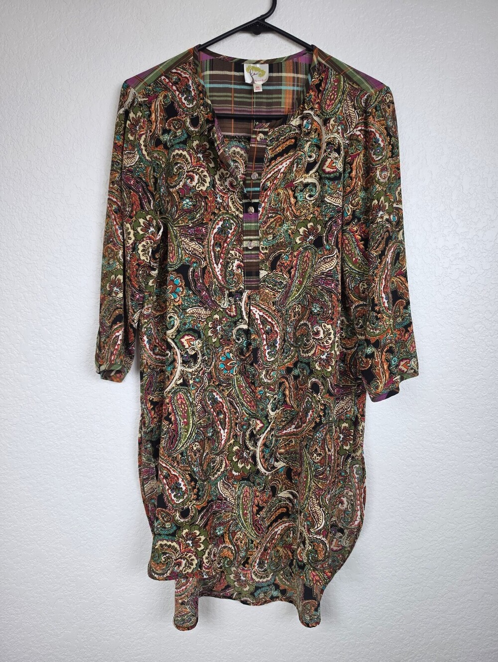 Anthropologie Fig and Flower Medium Paisley Dress